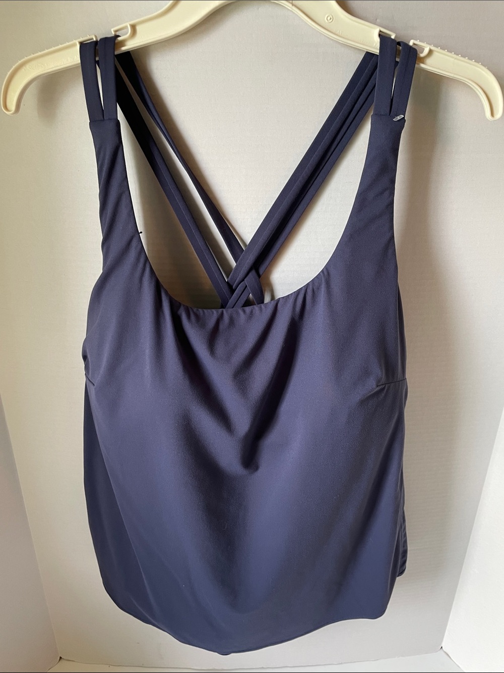 HALARA Navy Blue Strappy Tank Top